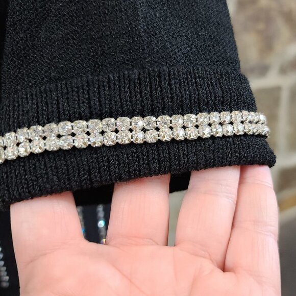 STEVE Fabrikant Vintage Embellished Cardigan S - Picture 5 of 7